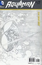Aquaman #12B Reis 1:25 Variant NM 2012 Stock Image