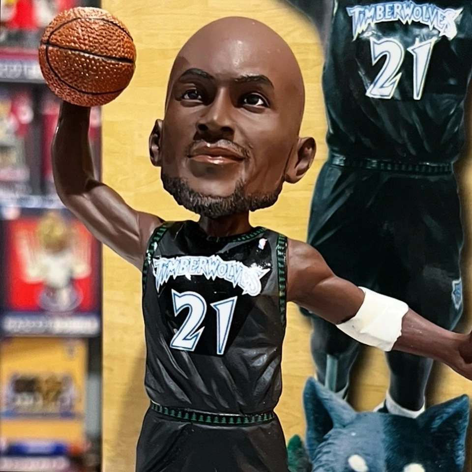 Bobblehead "The Big Ticket" Kevin Garnett Minnesota Timberwolves Raro NBA Foto 4 de 4
