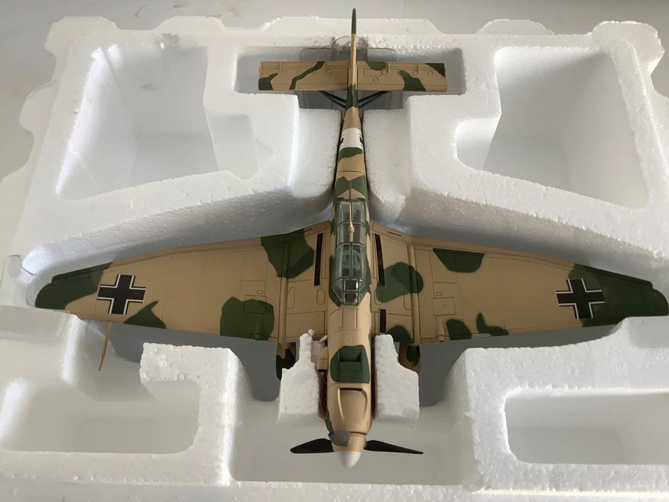 Franklin Mint Armour B11B267 1:48 Junkers Ju87 Stuka Luftwaffe Afrika MIB - Image 2 of 4