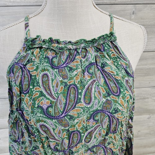 Maurice’s paisley Green Sleeveless tank top size 1X relaxed - Picture 5 of 9