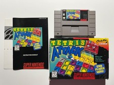 Tetris Attack (SNES Super Nintendo)Works Complete CIB🔥