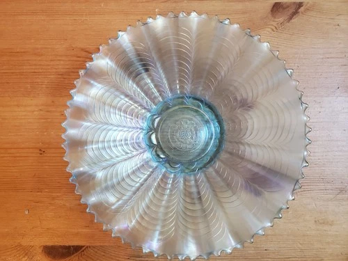 Carnival Glass Northwood  ICE BLUE NIPPON BOWL