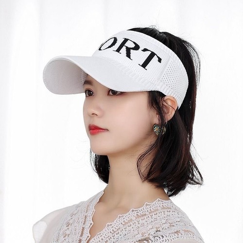 Women Summer Straw Topless Hat UV Protection Cover Face Big Brim Sun Protection - Picture 9 of 28