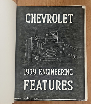 1939 Chevrolet Passenger Car Engineering Features & Improvements pub 1938
