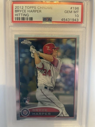 2012 Topps Chrome - Bryce Harper #196 Batting (RC)
