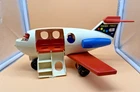 Vintage Fisher Price Little People FUN JET AIRPLANE 1970 183 Plane for Airport