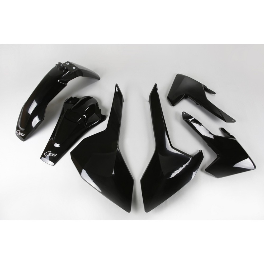 Complete Plastic Kit UFO Husqvarna Black HUKIT618-001 For Motorcycle Parts