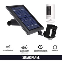 Ring Solar Panel V4 for Stick Up Spotlight Cam Battery 8ASPS7-BEN0 Free Ship