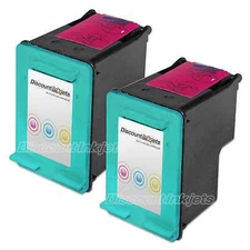 2PK CB337WN Color Printer Ink Cartridge for HP 75 HP75 Deskjet D4280 D4360