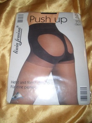 Linia Femina sexy PUSH UP Forming Strumpfhose Gr. 42-44 schwarz 20 den OVP