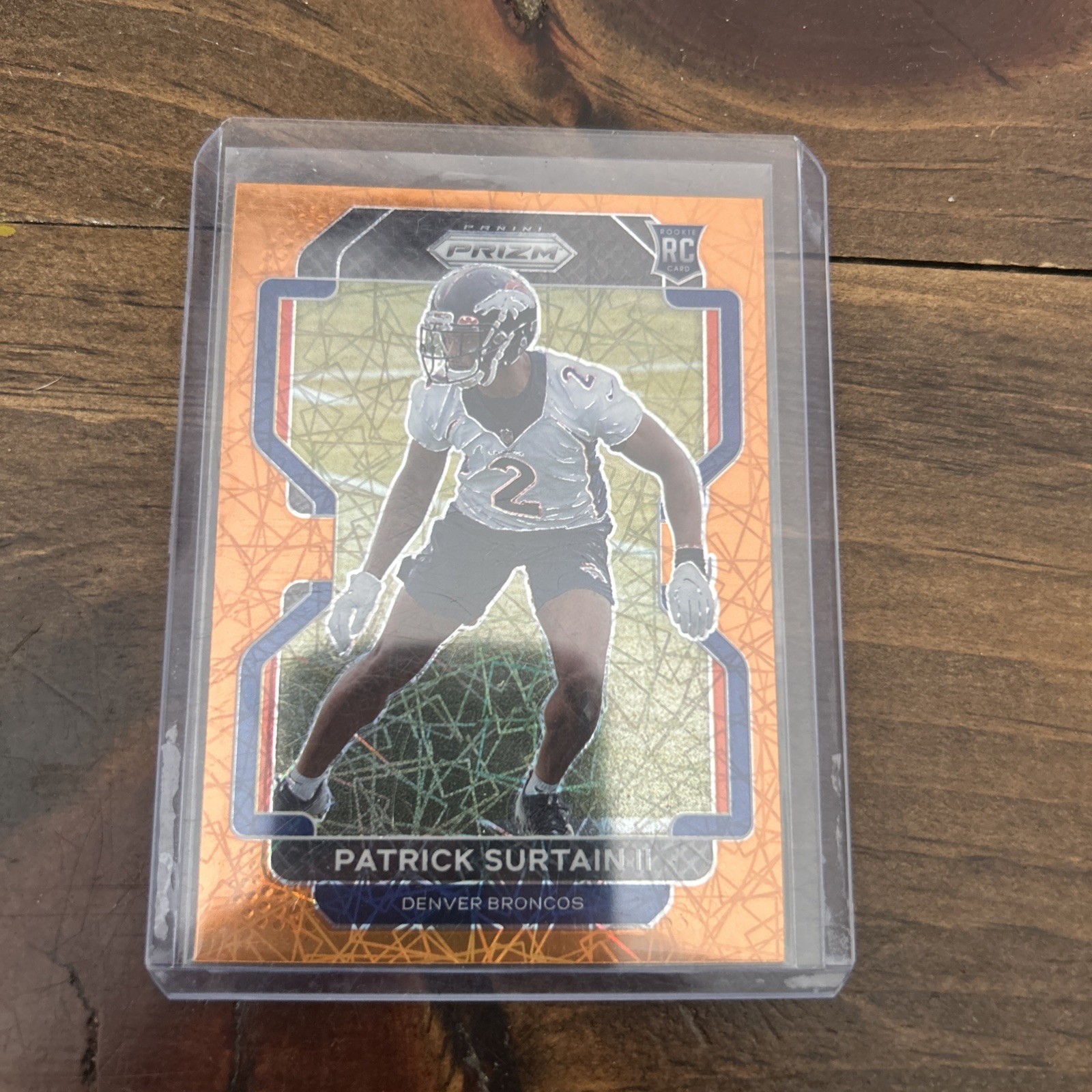 2021 Panini Prizm - Rookie Patrick Surtain II #374 Lazer Prizm (RC)