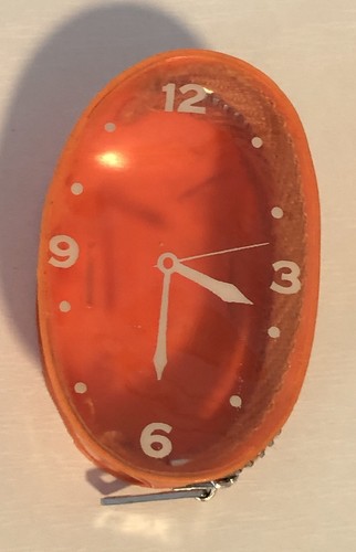 Vintage Mattel Liddle Kiddles Doll Plastic Orange Watch Case - Picture 5 of 8