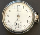 Antique 1909 Waltham Sterling 1883 Pocket Watch Ticks Running Case 18s 7j USA