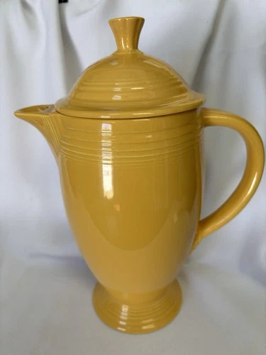 Vintage Fiesta *Yellow* Coffee Pot & Lid *Near Mint*