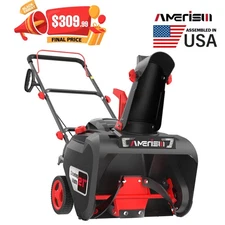 Amerisun 21-Inch Gas Snow Blower, 212cc 4 Cycle Engine, Easy Start, Compact