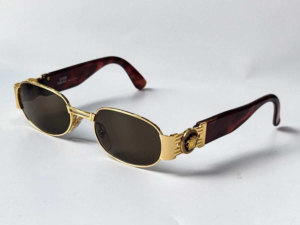 【美品】VERSACE サングラス MOD.N17/H ゴールド Versace Gold with Vintage Sunglasses for Men for sale | eBay
