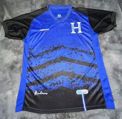Joma Honduras MENS  Sz Large National Football Team Soccer Jersey Blue Black