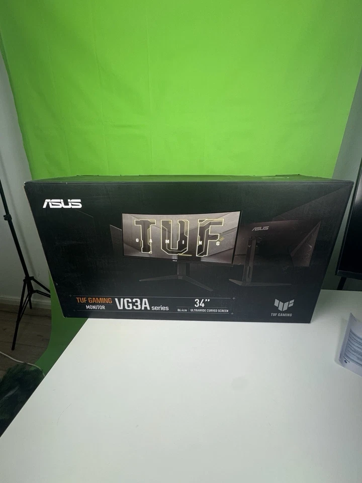 ASUS TUF VG34VQ3B 86,4cm (34") UWQHD VA Gaming Monitor Curved 21:9 DP/HDMI 18... - Bild 3 von 4