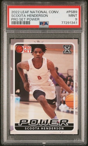 2021-22 Leaf Scoota Henderson Pro Set #PSB-09 (PSA 9) - Bild 1 von 1