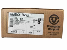 NEW Sloan Regal 186-1 XL Exposed Manual Urinal Flushometer 1.0 GPF Manual Flush