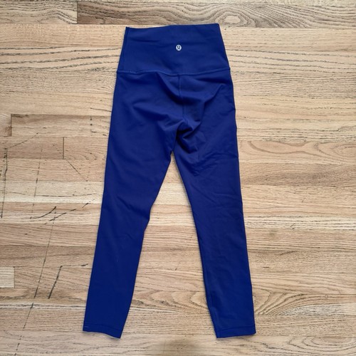 Lululemon Damen Wunder Train High Rise 23” - Größe 2 - Galactic Cobalt