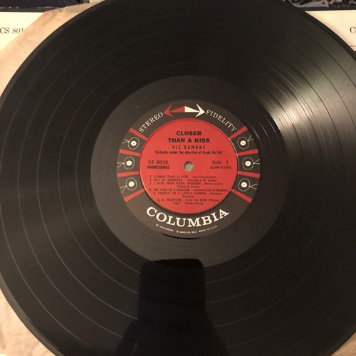 Vic Damone,Closer Than A Kiss Vinyl Lp Columbia Record Vintage Album - Picture 3 of 4