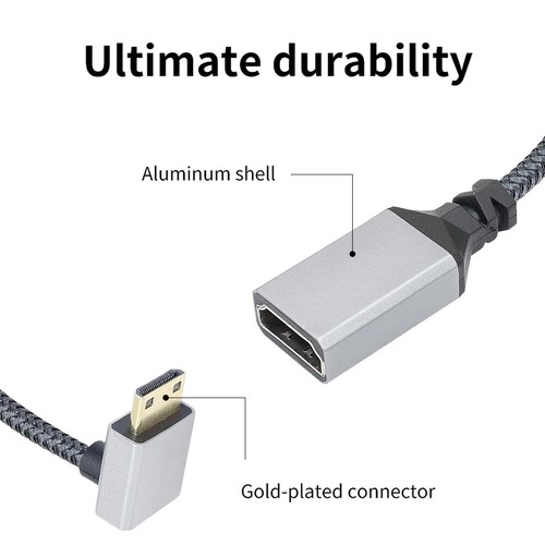 20CM Male To Female Converter Adapter V2.0 Right Angled 0.2M Stable Transmission - Photo 21/27
