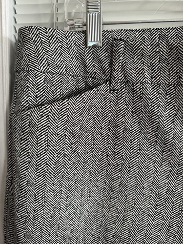 Old Navy Pixie Pants Ankle Tweed Black White Brand New With Tags Sz 14 - Picture 2 of 5