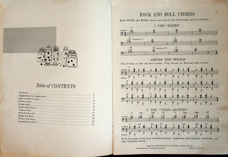 Organ Rock N Roll Sheet Music Song Book By Palmer & Hughes - Image 2 of 4
