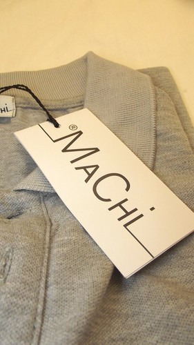 Polo Maglia Uomo Grigio Blu Scuro Bianco Regular Fit Cotone Piquet Made Italy - Picture 20 of 37