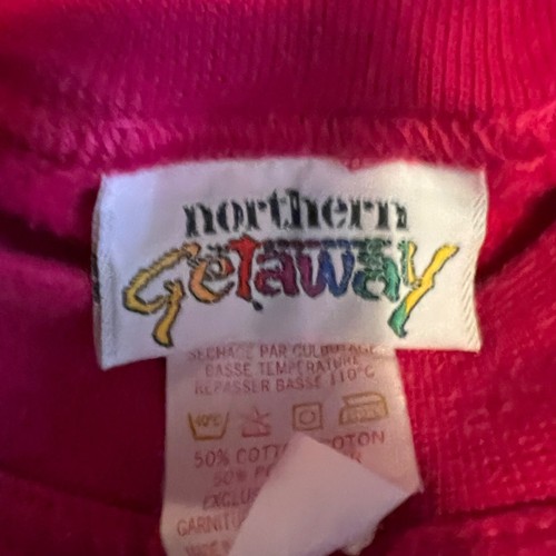 Northern Getaway Sweatshirt Girls S Playful Kitten Mice Dog Best Friends Vintage - Picture 10 of 13