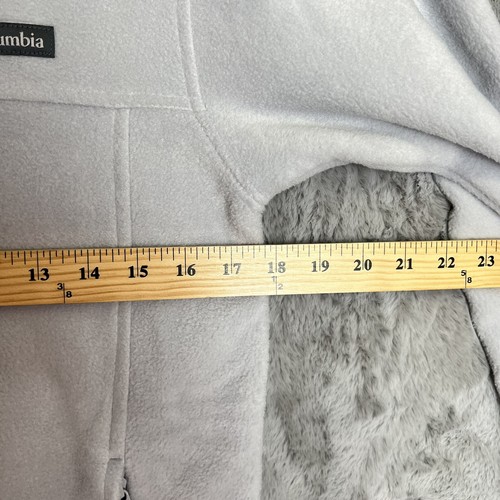 Columbia Unisex Youth Large 14/16 Jacket Long Sleeve Gray Full Zip w/ Pockets - Picture 7 of 8