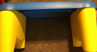Lego Duplo Preschool Play Table Lap Desk Building Surface Ebay