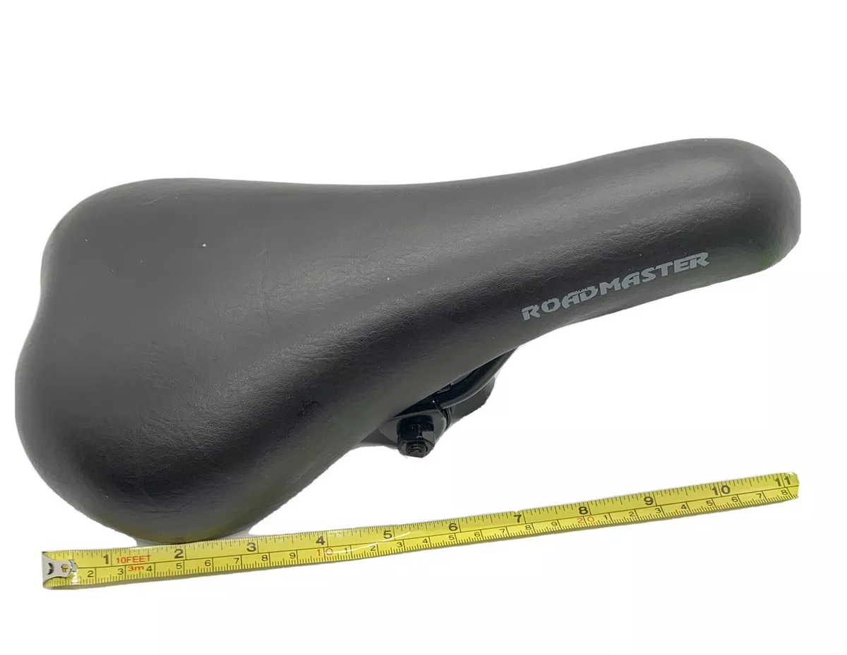 NWOT ROADMASTER Showell BLACK BICYCLE BMX SEAT SADDLE BIKE PARTS