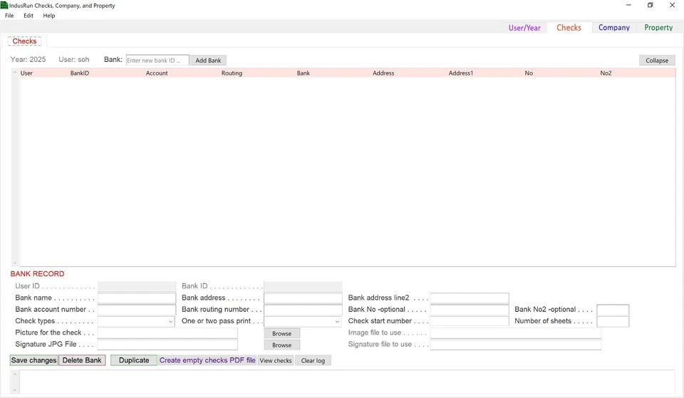 IndusRun check print software Windows & Mac +free company payroll & property mng - Image 4 of 4