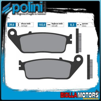 174.0059 BREMSBELÄGE POLINI VORNE TRIUMPH ADVENTURER 900 900CC 1996- ORG