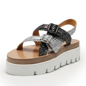 two strap platform sandals