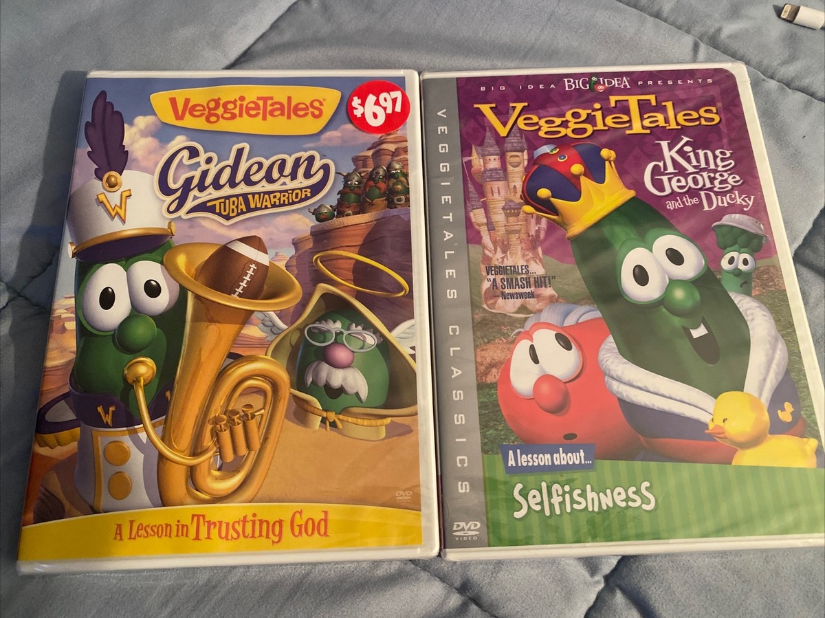 Veggietales Gideon Tuba Warrior King George And The Ducky