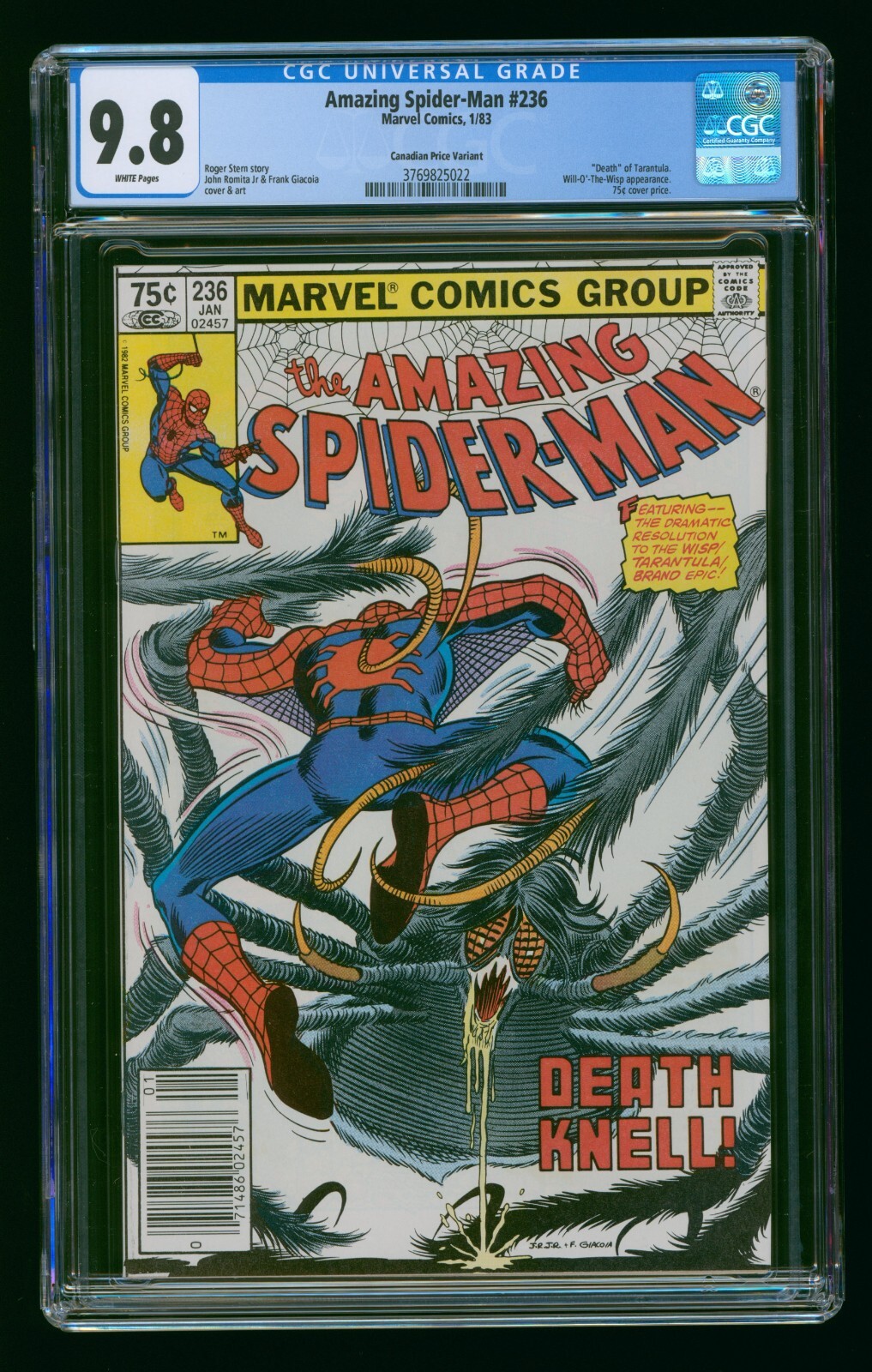 アメコミ Amazing spider man #238 CGC 初登場　リーフ Amazing Spider-Man #238 | CGC