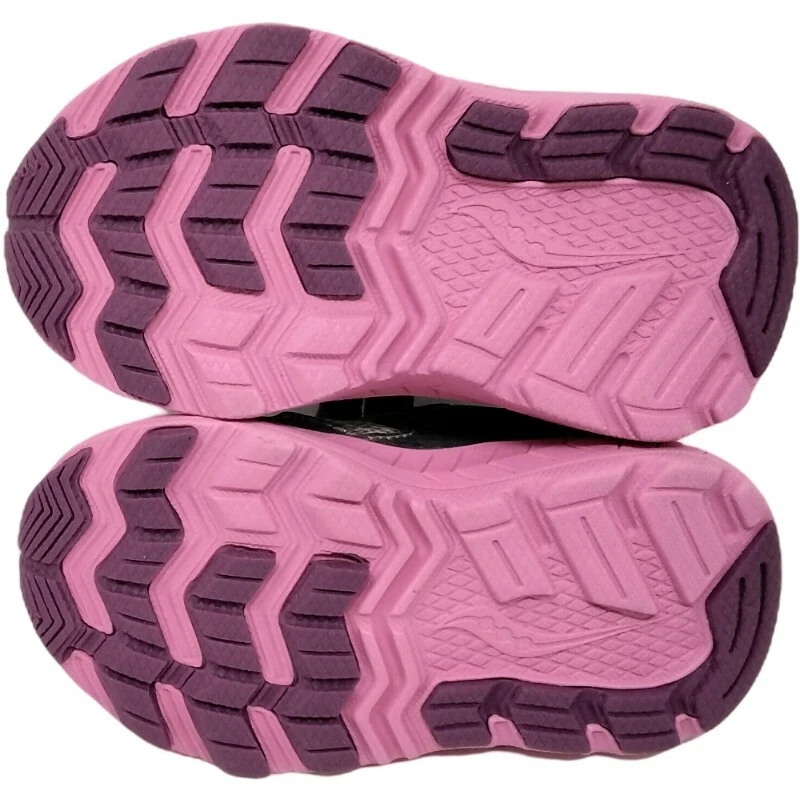 Saucony Ride 10 девочка различных размеров работает кроссовки серебро, розовый - Изображение 2 из 3