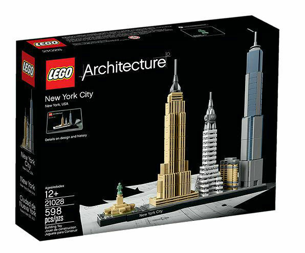 New LEGO Architecture New York City 21028 Skyline Model Building