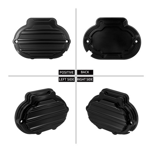 Gauge Black Transmission Side Cover For Harley Touring Electra Road Glide 14-23 - Picture 7 of 17