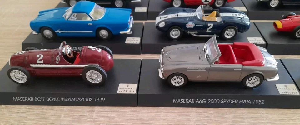 MASERATI COLLECTION 1:43 LOTTO 24 PEZZI COME DA FOTO - Immagine 2 di 4