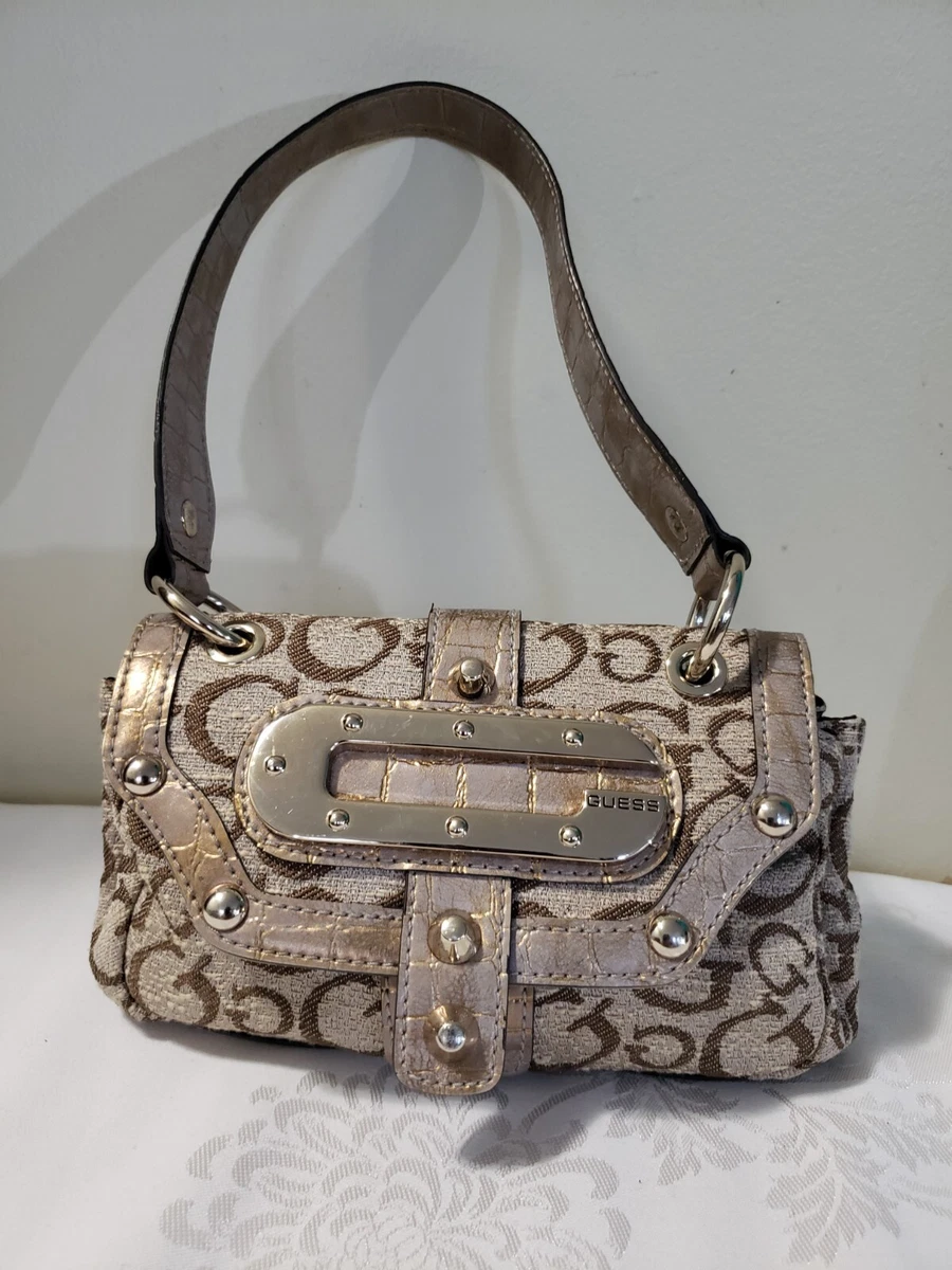 Buy Guess women emeryville satchel bags grey Online | Brands For Less