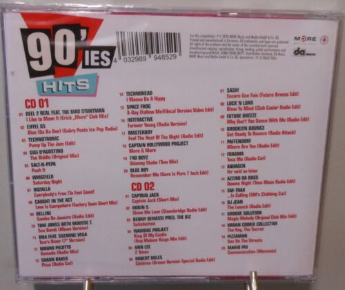 90s Neunziger Hits Party 2x CD 40 kultige Songs Vol. 1 Fetenhits 90ies NEU 1388S - Bild 2 von 3