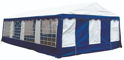 P. LINDBERG Partyzelt inkl. Grundrahmen 5x8m Zeltplane Festzelt Pavillon Bierzelt Gartenzelt