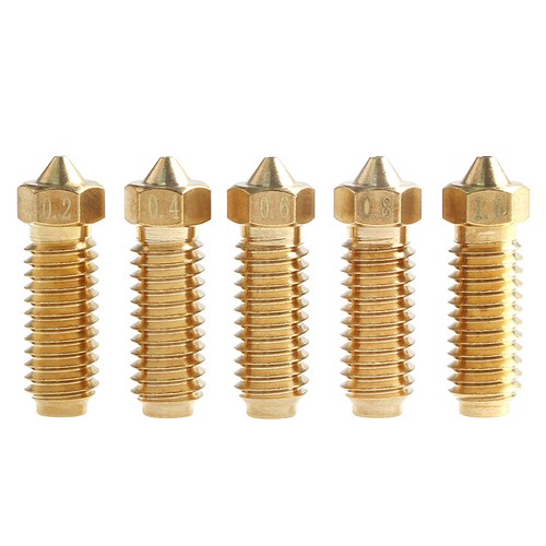 For Anycubic Kobra 3 Combo Hotend Nozzle 0.2 0.4 0.6 0.8 Hardened Steel Brass - Zdjęcie 8 z 17