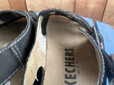 VTG Y2K Skechers Chunky Fisherman Jammers Leather Sandals  display picture 1