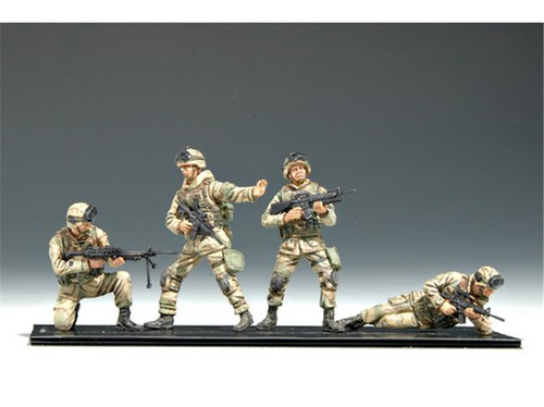 Trombettiere 00410 1/35 US 101st Airborne Division Equipaggio Kit Assemblaggio Modelli - Foto 4 di 4