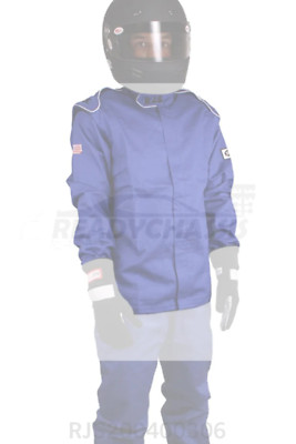 Fits RJS Safety Jacket Blue X-Large SFI-1 FR Cotton 200400306